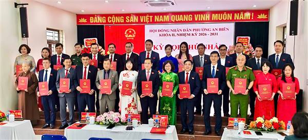 KỲ HỌP THỨ NHẤT HỘI ĐỒNG NHÂN DÂN PHƯỜNG AN BIÊN KHÓA II, NHIỆM KỲ 2026-2031