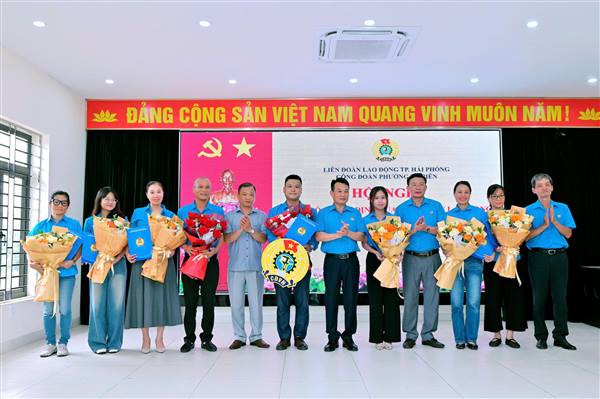 Công đoàn phường An Biên công bố Quyết định thành lập 9 Công đoàn cơ sở