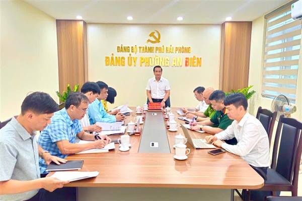 ĐẢNG ỦY PHƯỜNG AN BIÊN TĂNG CƯỜNG LÃNH ĐẠO, NÂNG CAO HIỆU QUẢ CÔNG TÁC KHỐI NỘI CHÍNH