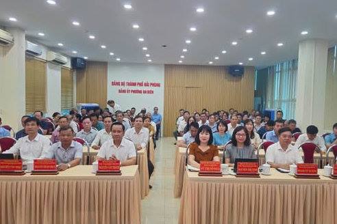 PHƯỜNG AN BIÊN THAM DỰ HỘI NGHỊ TOÀN QUỐC SƠ KẾT 01 NĂM VẬN HÀNH MÔ HÌNH TỔ CHỨC TỔNG THỂ CỦA HỆ THỐNG CHÍNH TRỊ VÀ MÔ HÌNH CHÍNH QUYỀN 03 CẤP