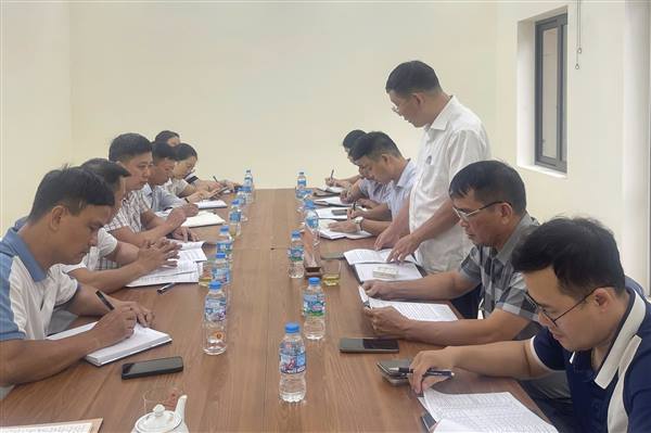 PHƯỜNG AN BIÊN HỌP RÀ SOÁT TIẾN ĐỘ TRIỂN KHAI DỰ ÁN A52