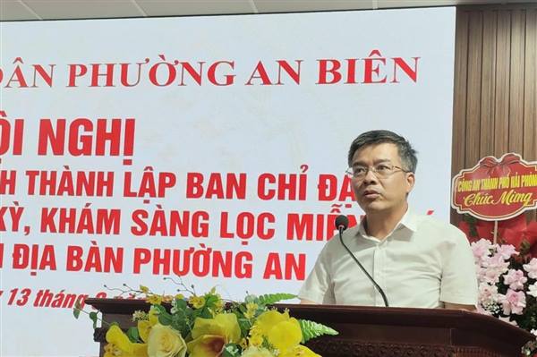 PHƯỜNG AN BIÊN CÔNG BỐ BAN CHỈ ĐẠO, TRIỂN KHAI CHIẾN DỊCH “90 NGÀY TĂNG TỐC – VỀ ĐÍCH KHÁM SỨC KHỎE TOÀN DÂN NĂM 2026”