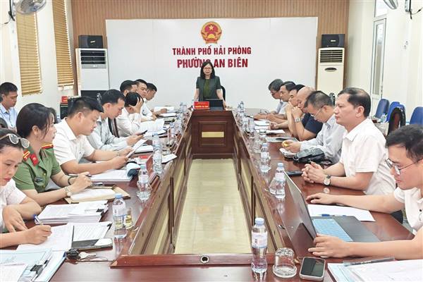 UBND phường An Biên đối thoại, vận động doanh nghiệp phối hợp thực hiện dự án Vườn hoa khu vực đường vòng Cầu Niệm