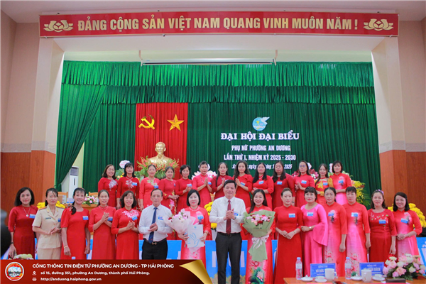 Phụ nữ phường An Dương đoàn kết, sáng tạo, xây dựng người phụ nữ Việt Nam thời đại mới 