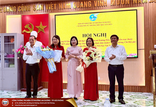 PHỤ NỮ PHƯỜNG AN DƯƠNG SÔI NỔI CÁC HOẠT ĐỘNG CHÀO MỪNG THÀNH CÔNG ĐẠI HỘI NHIỆM KỲ 2025-2030