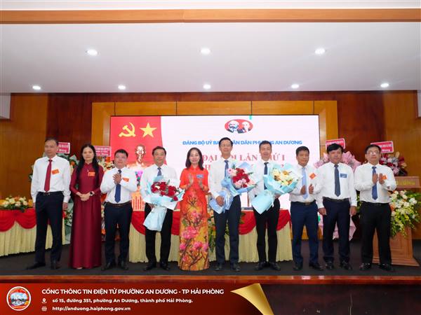 Đại hội Đảng bộ UBND phường An Dương lần thứ I, nhiệm kỳ 2025 - 2030 thành công tốt đẹp