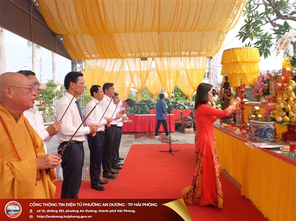 Phường An Dương tổ chức Lễ cầu siêu tưởng niệm Anh linh các Anh hùng liệt sĩ