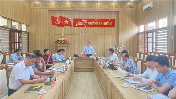 Họp Tiểu ban Tổ chức: Đảm bảo điều kiện tốt nhất cho Đại hội Đảng bộ phường An Dương