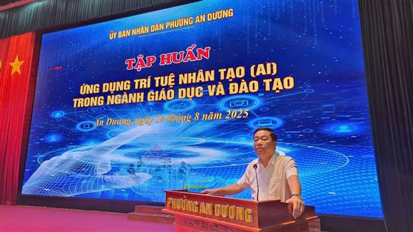 Giáo dục An Dương bứt phá cùng trí tuệ nhân tạo (AI)