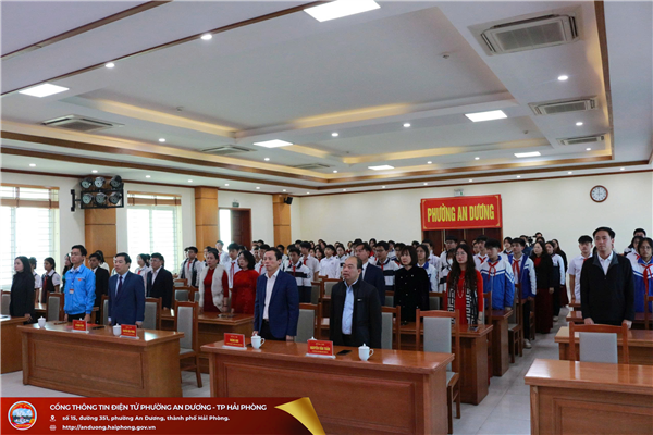 Phường An Dương tổ chức Lễ ra quân các đội tuyển tham dự Kỳ thi học sinh giỏi thành phố Lớp 9 năm học 2025–2026