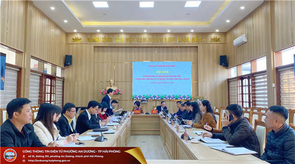 Đảng ủy phường An Dương: Tăng cường phối hợp, nâng cao hiệu quả công tác tham mưu, giúp việc Đảng ủy, tuyên truyền và vận động quần chúng.