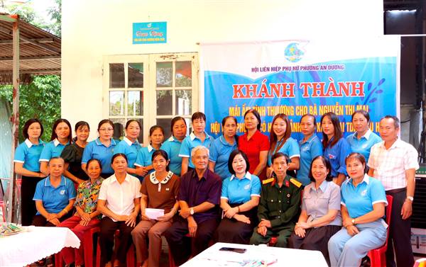 Phường An Dương đẩy mạnh hỗ trợ hội viên phụ nữ có hoàn cảnh khó khăn về nhà ở