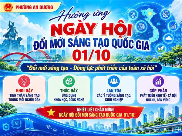 HƯỞNG ỨNG NGÀY HỘI ĐỔI MỚI SÁNG TẠO QUỐC GIA 01/10 