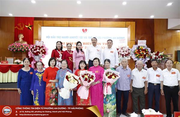ĐẠI HỘI HỘI BẢO TRỢ NGƯỜI KHUYẾT TẬT VÀ TRẺ MỒ CÔI PHƯỜNG AN DƯƠNG NHIỆM KỲ 2026-2031