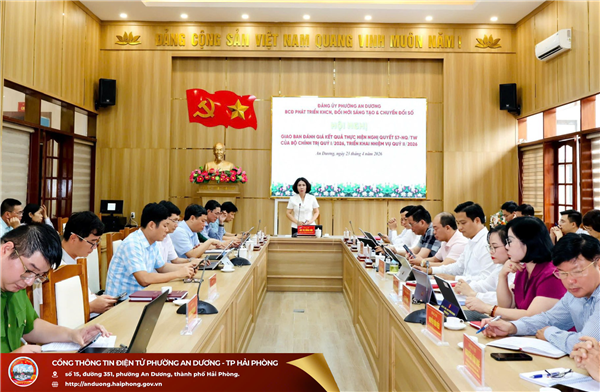 Hội nghị đánh giá kết quả thực hiện Nghị quyết số 57-NQ/TW của Bộ Chính trị về đột phá phát triển khoa học, công nghệ, đổi mới sáng tạo và chuyển đổi số quốc gia quý I và triển khai nhiệm vụ quý II/2026.