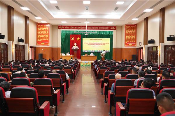 ĐẢNG ỦY PHƯỜNG AN DƯƠNG TỔ CHỨC HỘI NGHỊ ĐỐI THOẠI GIỮA NGƯỜI ĐỨNG ĐẦU CẤP ỦY, CHÍNH QUYỀN VỚI ĐẢNG VIÊN VÀ NHÂN DÂN NĂM 2026