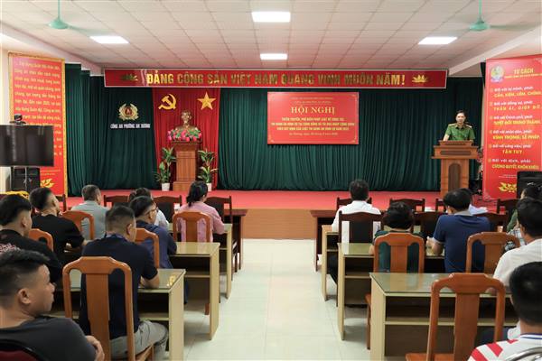 PHƯỜNG AN DƯƠNG TĂNG CƯỜNG TUYÊN TRUYỀN PHÁP LUẬT VỀ THI HÀNH ÁN HÌNH SỰ TẠI CỘNG ĐỒNG