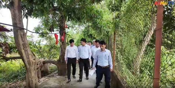 Phường An Hải kiểm tra tiến độ dự án công viên cây xanh An Đồng cấp đô thị