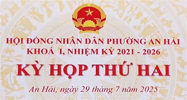 KỲ HỌP THỨ HAI, HĐND PHƯỜNG AN HẢI KHÓA I, NHIỆM KỲ 2021-2026