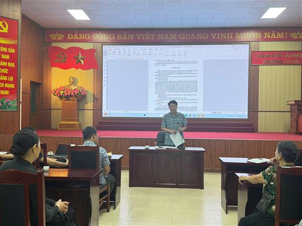 UBND phường An Hải tổ chức hội nghị đối với các hộ dân có diện tích đất nông nghiệp nằm trong phạm vi thu hồi tại TDP Bạch Mai và Kiến Phong