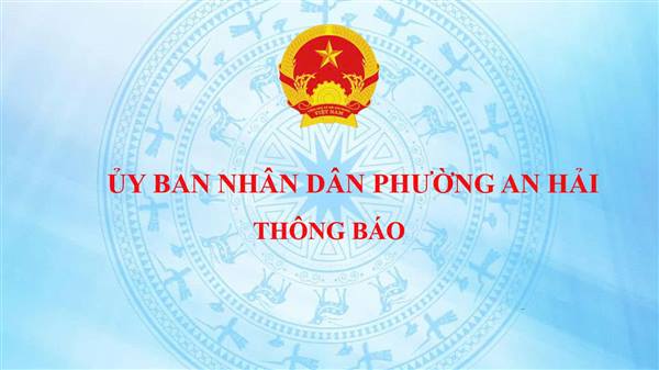 Thông báo tháo dỡ công trình xây dựng vi phạm trên diện tích đất nông nghiệp tại Tổ dân phố Vân Tra, phường An Hải, thành phố Hải Phòng