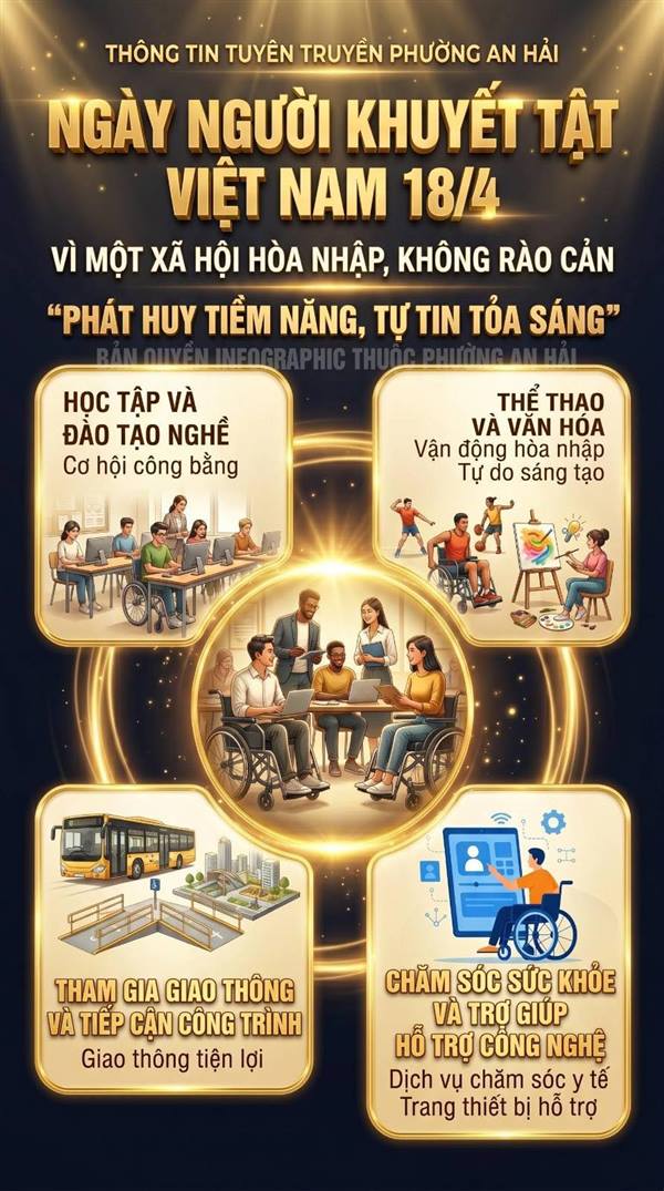 HƯỞNG ỨNG NGÀY NGƯỜI KHUYẾT TẬT VIỆT NAM (18/4)