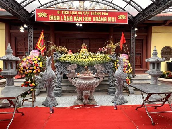 ĐÌNH HOÀNG MAI – LỄ HỘI ĐÃ BẮT ĐẦU