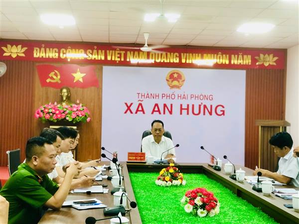 ĐẢNG ỦY XÃ AN HƯNG TỔ CHỨC HỌP BAN THƯỜNG VỤ ĐẢNG ỦY