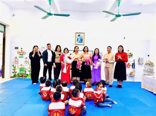 TRƯỜNG MẦM NON AN THỌ TỔ CHỨC THAO GIẢNG CHÀO MỪNG NGÀY NHÀ GIÁO VIỆT NAM 20/11.