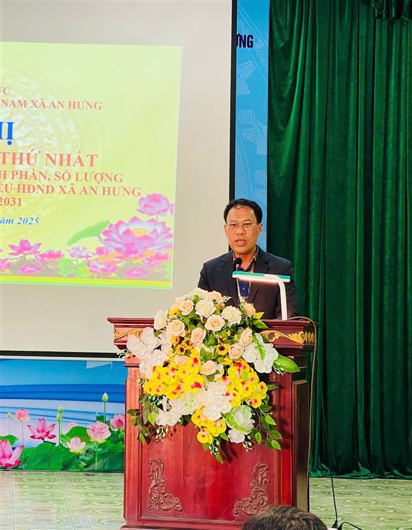 HỘI NGHỊ HIỆP THƯƠNG LẦN THỨ NHẤT THỎA THUẬN VỀ CƠ CẤU, THÀNH PHẦN, SỐ LƯỢNG GIỚI THIỆU NGƯỜI ỨNG CỬ ĐẠI BIỂU HĐND XÃ AN HƯNG NHIỆM KỲ 2026- 2031