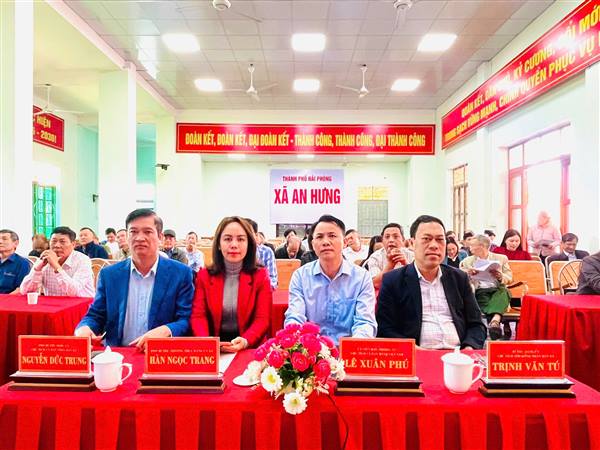 CÁC ỨNG CỬ VIÊN ĐẠI BIỂU HỘI ĐỒNG NHÂN DÂN THÀNH PHỐ HẢI PHÒNG KHÓA XVII NHIỆM KỲ 2026- 2031 TẠI ĐƠN VỊ BẦU CỬ SỐ 7 TIẾP XÚC CỬ TRI VẬN ĐỘNG BẦU CỬ