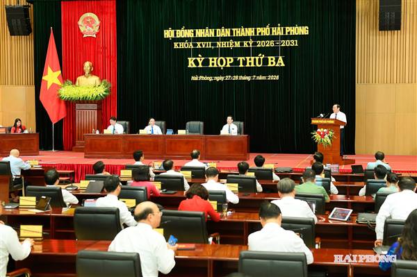 Đại biểu HĐND thành phố Hải Phòng đã biểu quyết thông qua 24 nghị quyết