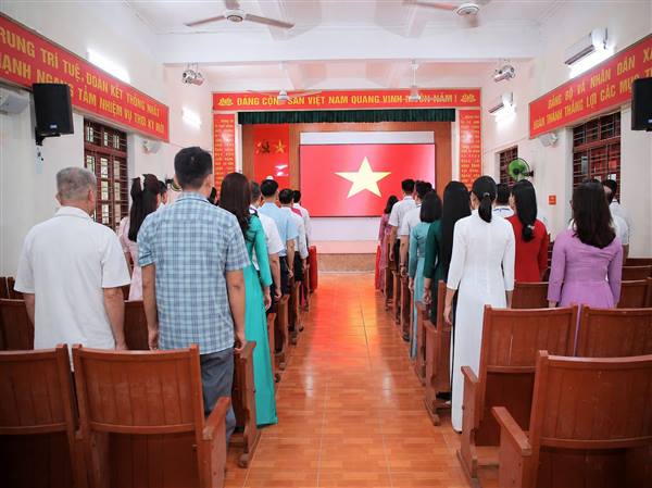UBND XÃ AN HƯNG TỔ CHỨC LỄ CHÀO CỜ THÁNG 8 NĂM 2026