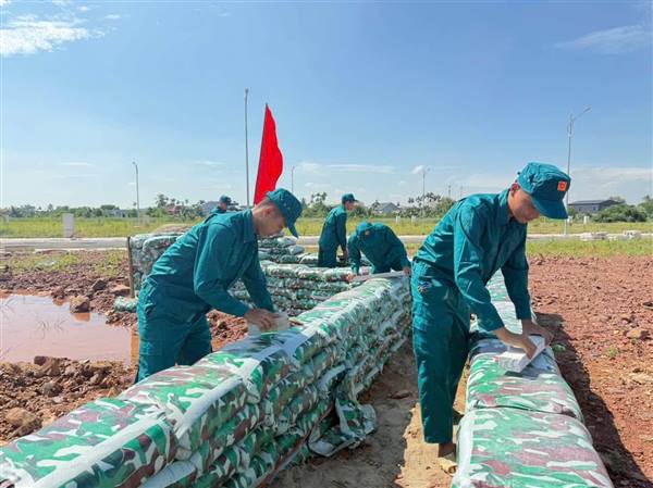 XÃ AN HƯNG KHẨN TRƯƠNG CHUẨN BỊ CÁC ĐIỀU KIỆN PHỤC VỤ CÔNG TÁC DIỄN TẬP CHIẾN ĐẤU PHÒNG THỦ NĂM 2026