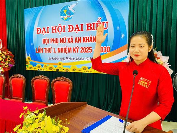 ĐẠI HỘI ĐẠI BIỂU PHỤ NỮ XÃ AN KHÁNH KHÓA I, NHIỆM KỲ 2025–2030 THÀNH CÔNG TỐT ĐẸP! 🌸