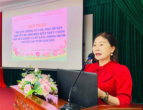 HỘI NGHỊ TRUYỀN THÔNG TƯ VẤN CHUYÊN ĐỀ: “PHỔ BIẾN KIẾN THỨC CHĂM SÓC SỨC KHỎE VÀ KỸ NĂNG PHÒNG BỆNH Ở NGƯỜI CAO TUỔI NĂM 2025''