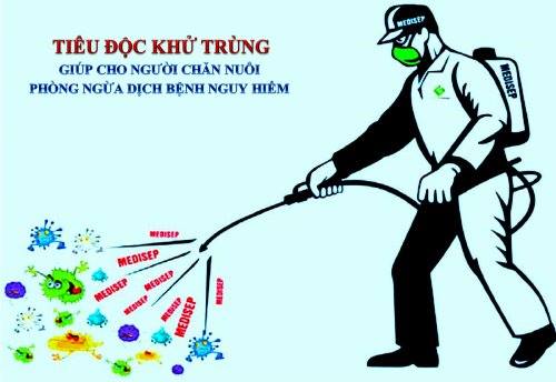 Thông báo về việc triển khai tổng vệ sinh, tiêu độc khử trùng môi trường phòng,chống dịch bệnh động vật đợt 2 năm 2025