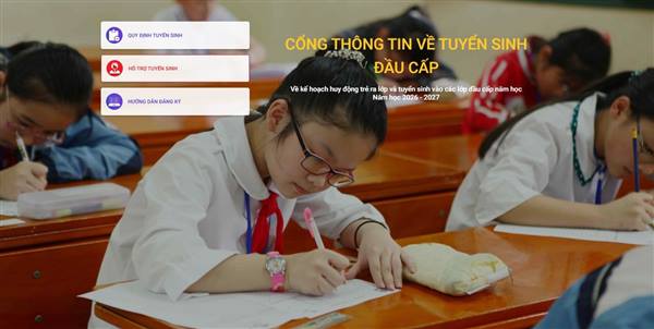 Kế hoạch hướng dẫn tuyển sinh đầu cấp Tiểu học, Trung học cơ sở  năm học 2026-2027 