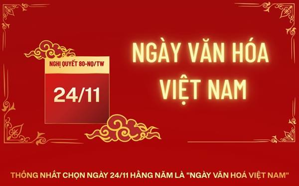 Kế hoạch tổ chức các hoạt động “Ngày Văn hóa Việt Nam” (24/11) trên địa bàn xã An Khánh năm 2026