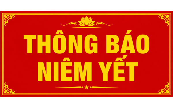Về việc niêm yết công khai đối tượng đề nghị  xác định mức độ khuyết tật