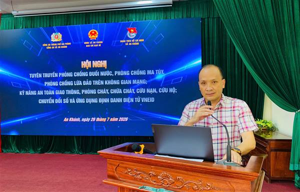 UBND xã An Khánh tổ chức Hội nghị tuyên truyền kỹ năng sống và nâng cao nhận thức pháp luật cho thanh thiếu nhi trong dịp hè năm 2026