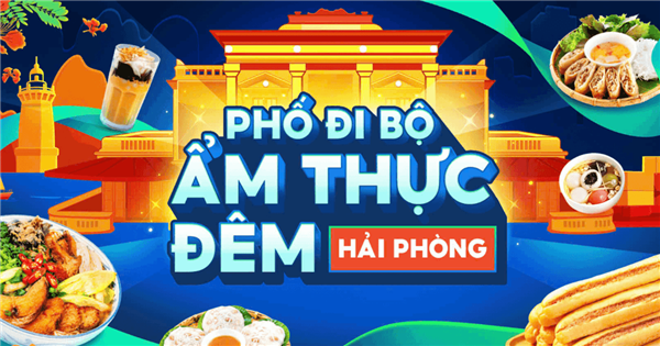 Phố đi bộ ẩm thực đêm Hải Phòng bố trí 22 - 30 gian hàng, dự kiến khai mạc 18h ngày 28/8 tại Quảng trường Nhà hát Thành Phố