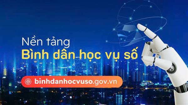 Công văn v/v triển khai tổ chức học tập trên nền tảng “Bình dân học vụ số” 