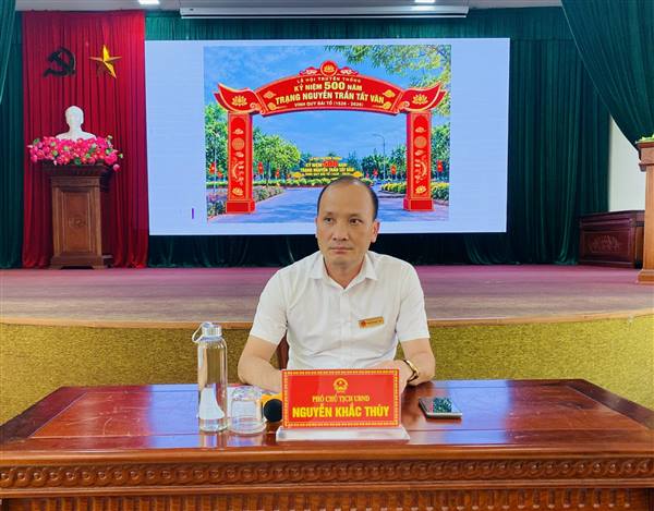 UBND xã An Khánh tổ chức Hội nghị chuẩn bị các nội dung liên quan đến công tác tổ chức Lễ hội truyền thống – Kỷ niệm 500 năm Trạng nguyên Trần Tất Văn vinh quy bái tổ (1526 – 2026)