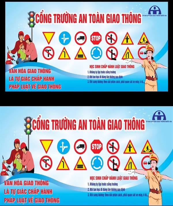 QUYẾT ĐỊNH thành lập mô hình “Cổng trường an toàn giao thông” 
