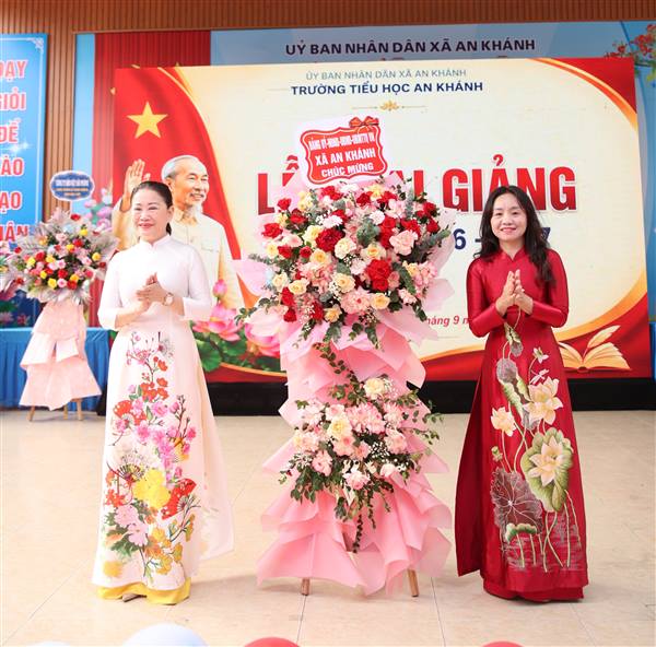 Xã An Khánh tưng bừng tổ chức Lễ khai giảng năm học 2026 - 2027
