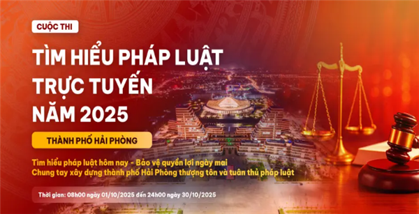 Cuộc thi tìm hiểu Pháp luật trực tuyết năm 2025