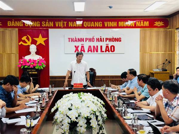 ĐỒNG CHÍ LÊ ANH QUÂN - PHÓ CHỦ TỊCH THƯỜNG TRỰC UBND THÀNH PHỐ KIỂM TRA TIẾN ĐỘ GIẢI NGÂN CÁC DỰ ÁN KHU VỰC AN LÃO
