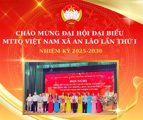 Ủy ban MTTQ Việt Nam xã An Lão trước thềm Đại hội lần thứ I: Phát huy sức mạnh đại đoàn kết toàn dân tộc, góp phần xây dựng quê hương giàu đẹp