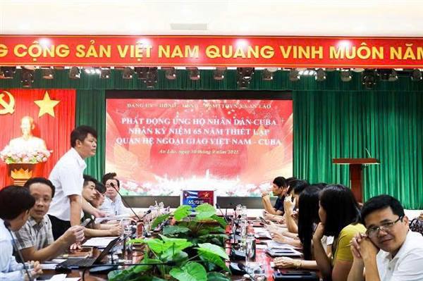  An Lão phát động ủng hộ nhân dân Cuba